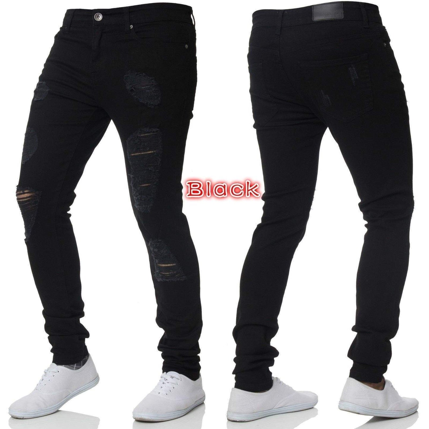 Pants Jeans For Mens Trousers Spring Plussize Blue grey