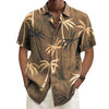 Men's Beach Floral Button Shirt