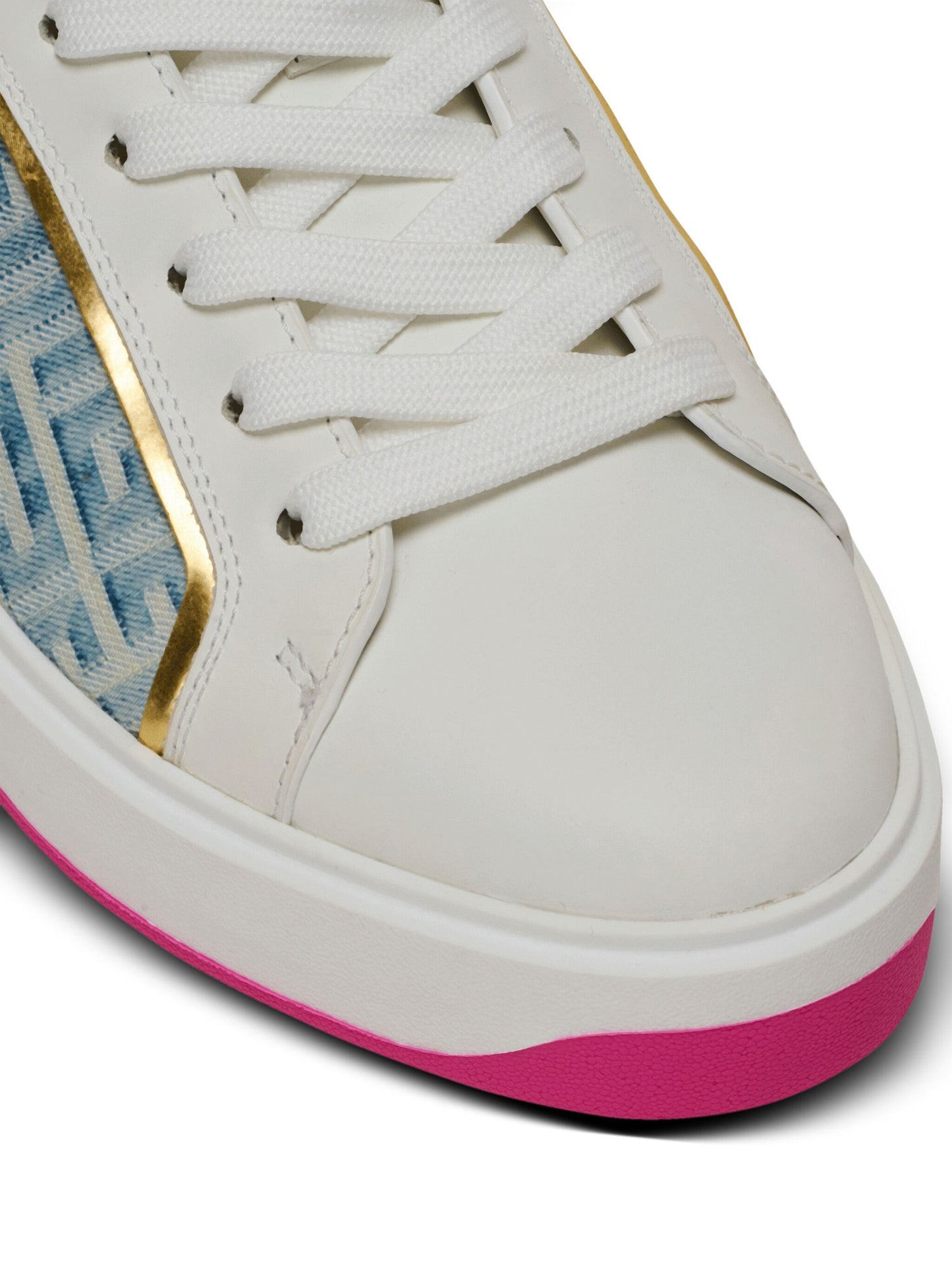 Balmain B-Court panelled leather sneakers