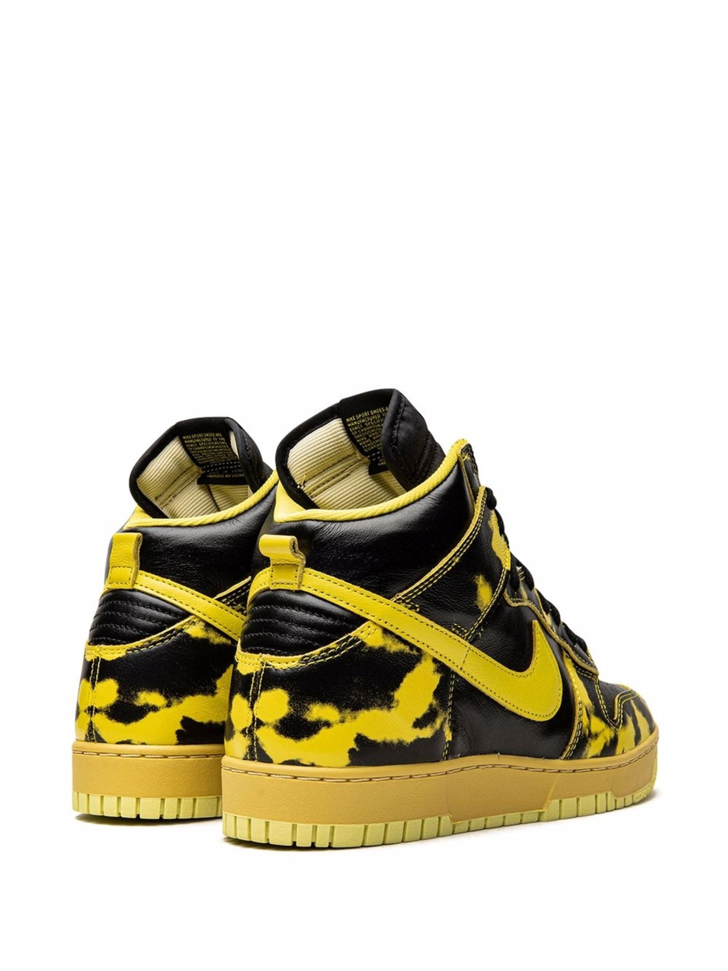 Nike Dunk High 1985 "Yellow Acid Wash" sneakers