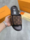 Louis Vuitton x NBA Leather Printed Slides