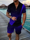 Short Sleeve Shorts Two Piece Athleisure
