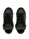 Dolce & Gabbana - denim lace-up sneakers