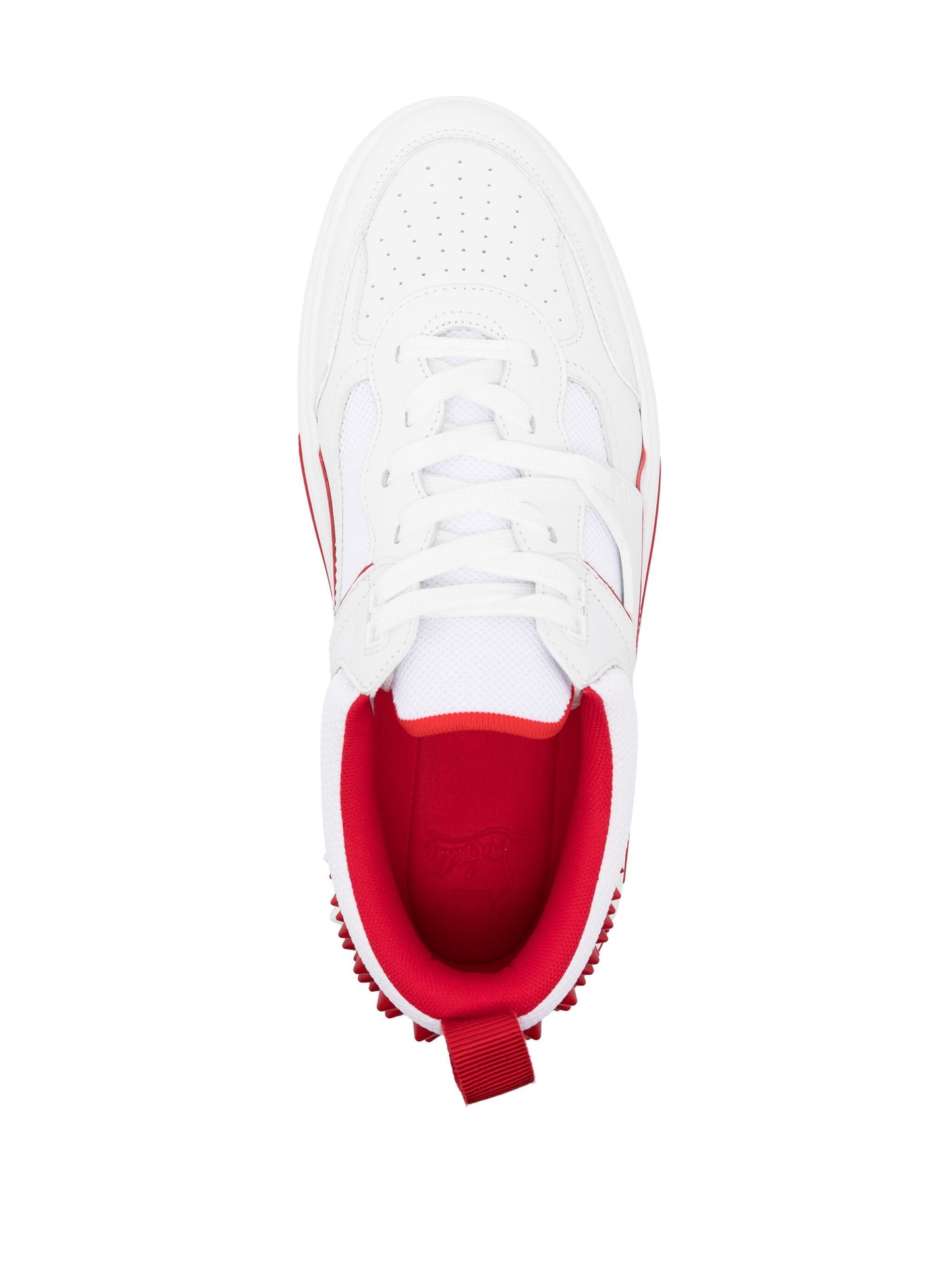 Christian Louboutin spike stud panel leather sneakers