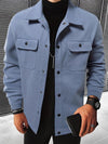 Autumn And Winter European And American Style Men's Clothing Youth Casual Men's Shirts Brushed