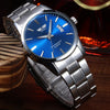 Men's Luxury Quartz Watch – Stainless Steel, Date Display