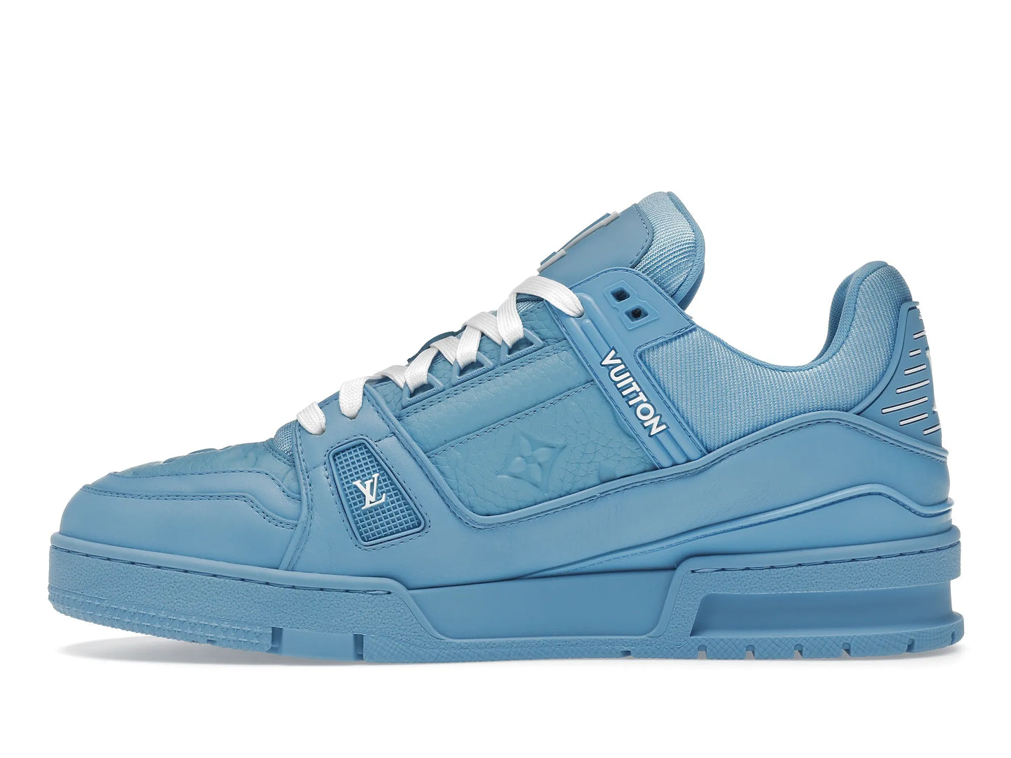 Louis Vuitton Trainer Blue Embossed Monogram