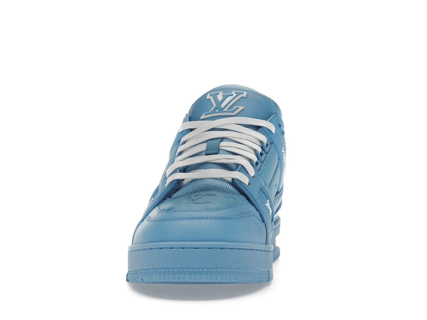 Louis Vuitton Trainer Blue Embossed Monogram