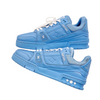 Louis Vuitton Trainer Blue Embossed Monogram