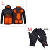 New Heated Jacket Coat USB Electric Jacket Cotton Coat Heater Thermal Clothing Heating Vest