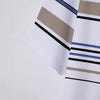 Men's Striped Short Sleeve Summer Business Casual Loose T-shirt
