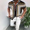 Cross-Border Hot Models Amazon Ebay European And American Men's Short-Sleeved Fashion Shirts Shirts New Tops Men's Trend