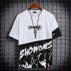 Net Celebrity Hair Stylist, Trendy Brand, Light Luxury Men's Clothing, Short-sleeved Men
