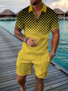 Short Sleeve Shorts Two Piece Athleisure