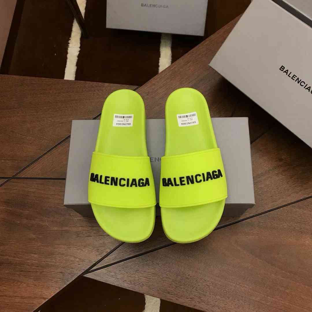 Balenciaga Balenciaga Logo Detailed Pool Slides