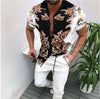 Cross-Border Hot Models Amazon Ebay European And American Men's Short-Sleeved Fashion Shirts Shirts New Tops Men's Trend