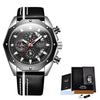 Men's Luxury Sport Watch – Quartz, Waterproof, Chronograph