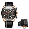 Men's Luxury Sport Watch – Quartz, Waterproof, Chronograph