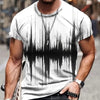 Natural Landscape Digital Printing Men's T-shirt Refreshing Stylish Short Sleeve