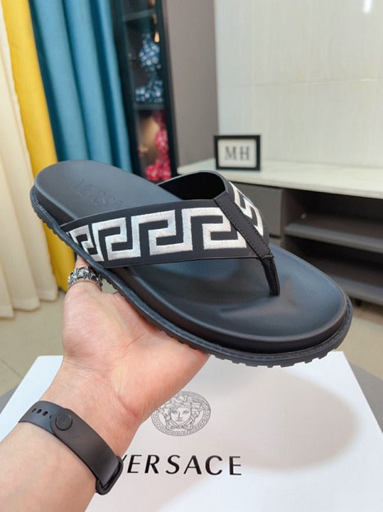 Versace Medusa Greca-pattern flip flops