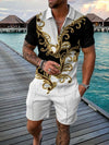 Short Sleeve Shorts Two Piece Athleisure