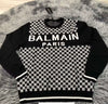 Balmain Mini Monogram Jacquard Jumper